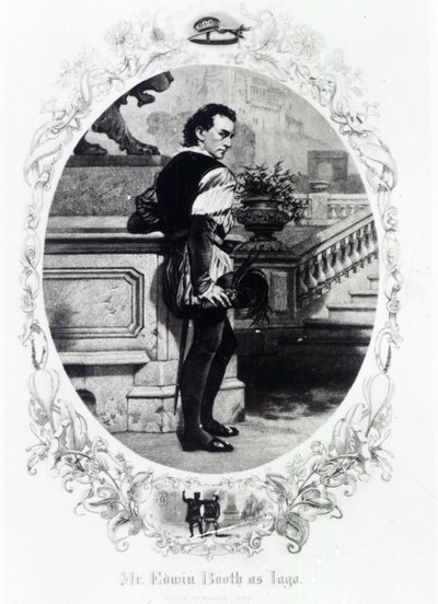 Mr. Edwin Booth as Iago by English School